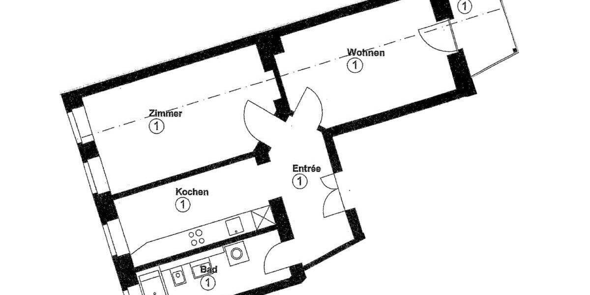 Etagenwohnung Leipzig Altlindenau - 2 Zimmer, 57 m&sup2;, 765&euro; | Angebot:26787932