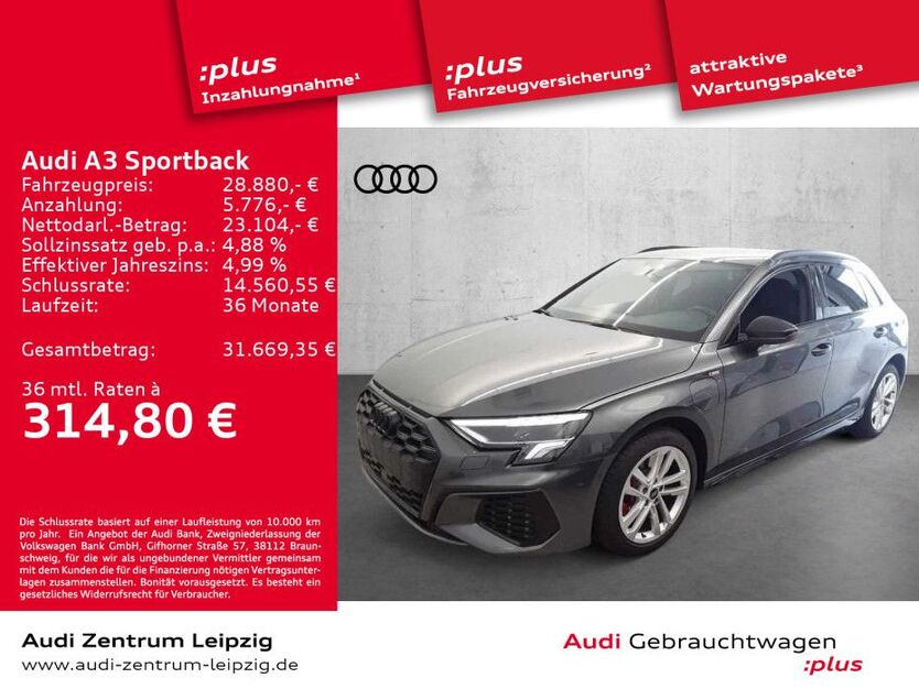 Audi A3 47.961 km 28.880 € Leipzig 04129