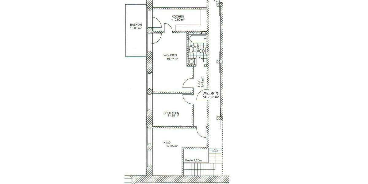 Wohnung zum Mieten in Leipzig 687 € 76.3 m² 3 zimmer