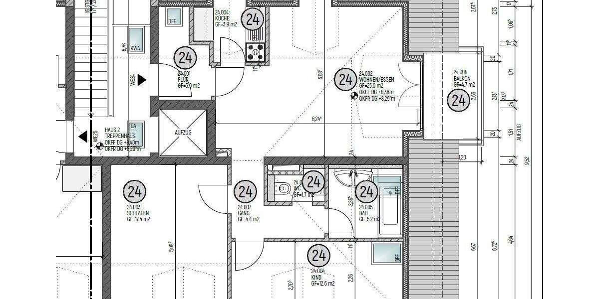 Etagenwohnung Leipzig Gohlis-Mitte - 3 Zimmer, 68 m&sup2;, 233.000&euro; | Angebot:25682757
