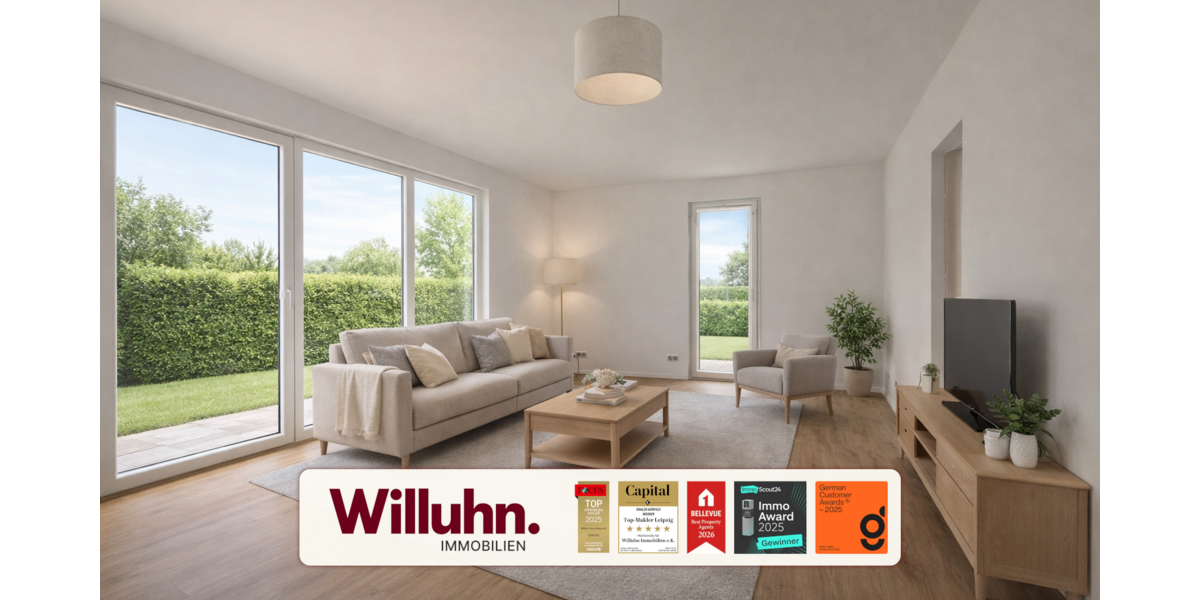 Etagenwohnung Machern - 2 Zimmer, 55 m&sup2;, 831&euro; | Angebot:25970183