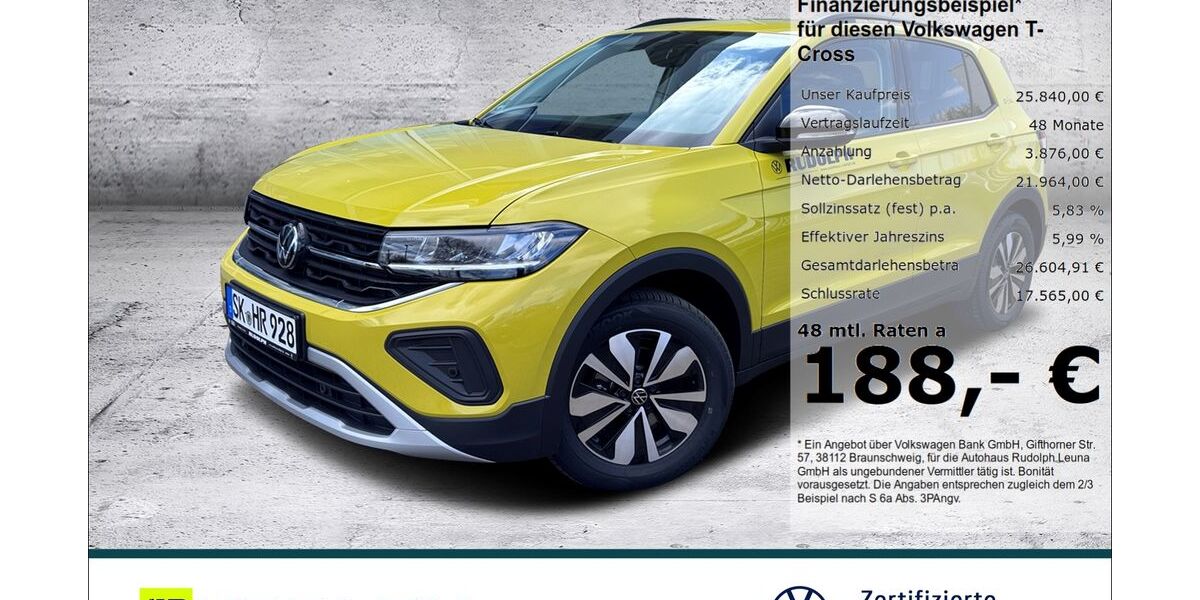 VW T-Cross 10.701 km 24.690 &euro; Leuna 06237