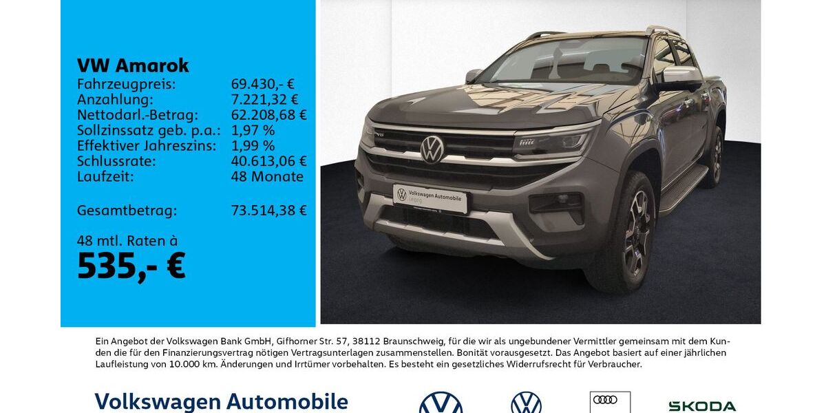 VW Amarok 7.500 km 69.430 &euro; Leipzig 04178