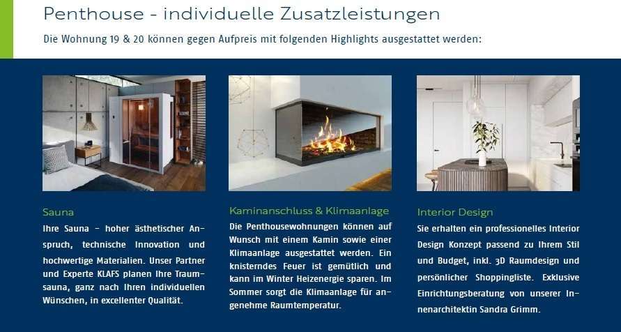 *ERSTBEZUG* Ca. 195 m² große Penthouse-Wohnung mit 6,5 Räumen mit Blick zum Wasser in Bestlage ! 6 zimmer