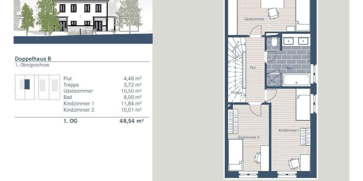 Doppelhaushälfte Leipzig Lützschena-Stahmeln - 5 Zimmer, 144 m&sup2;, 565.000&euro; | Angebot:25998342