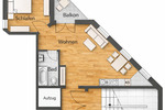 Etagenwohnung Leipzig Gohlis-Süd - 2 Zimmer, 44 m&sup2;, 226.600&euro; | Angebot:26208070