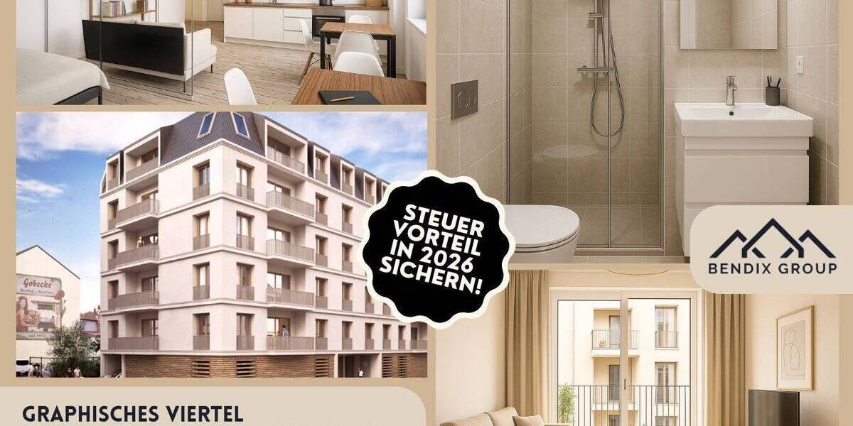Etagenwohnung Leipzig Zentrum-Ost - 4 Zimmer, 72 m&sup2;, 462.189&euro; | Angebot:26862442