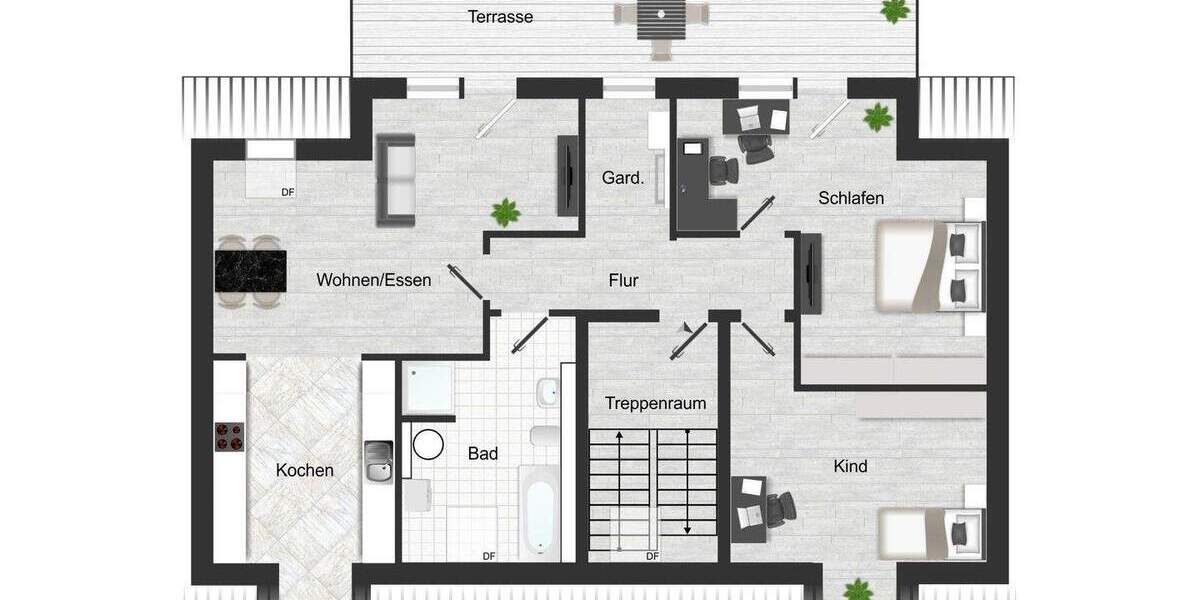 Etagenwohnung Delitzsch - 3 Zimmer, 107 m&sup2;, 960&euro; | Angebot:25673795