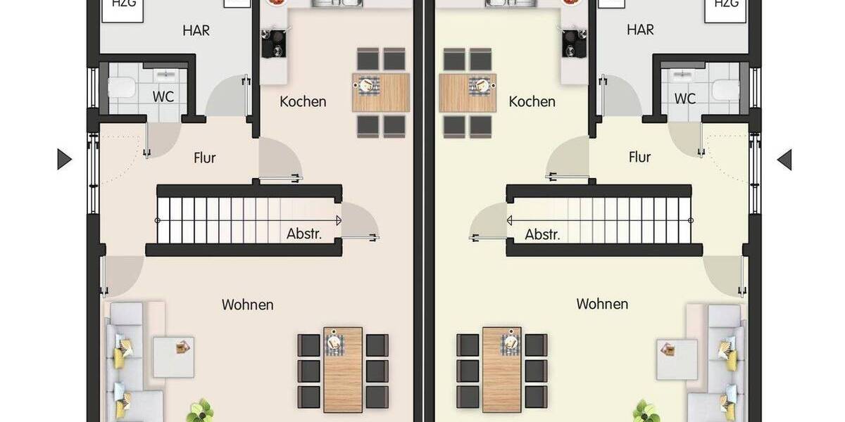 Doppelhaushälfte Naunhof - 4 Zimmer, 117 m&sup2;, 427.400&euro; | Angebot:25746445