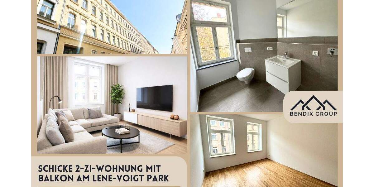 Moderne 2 Zi-Wohnung in saniertem Gebäude I Balkon mit Blick in grünen Hof I Optional: EBK gegen Ablöse verfügbar 2 zimmer