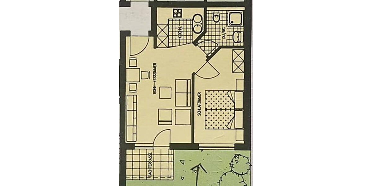 Etagenwohnung Leipzig Zentrum-Nord - 2 Zimmer, 42 m&sup2;, 680&euro; | Angebot:26384943