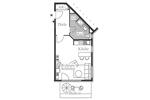 Etagenwohnung Leipzig Nordwest - 1 Zimmer, 39 m&sup2;, 391&euro; | Angebot:26335658