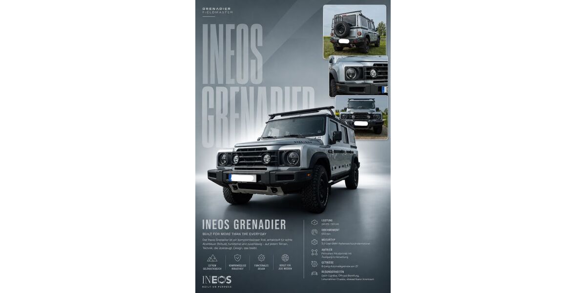 Ineos Grenadier 13.740 km 62.000 &euro; Rackwitz 04519