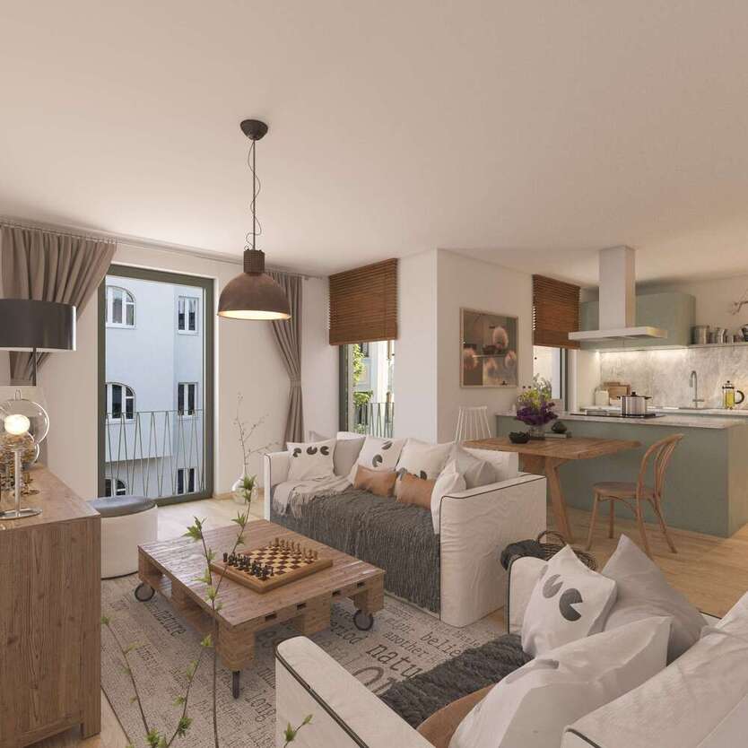 Wohnung zum Mieten in Halle 740 € 55.65 m²