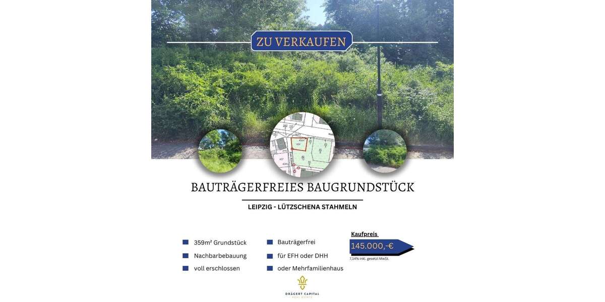 Grundstück Leipzig Nordwest - 145.000&euro; | Angebot:25908789
