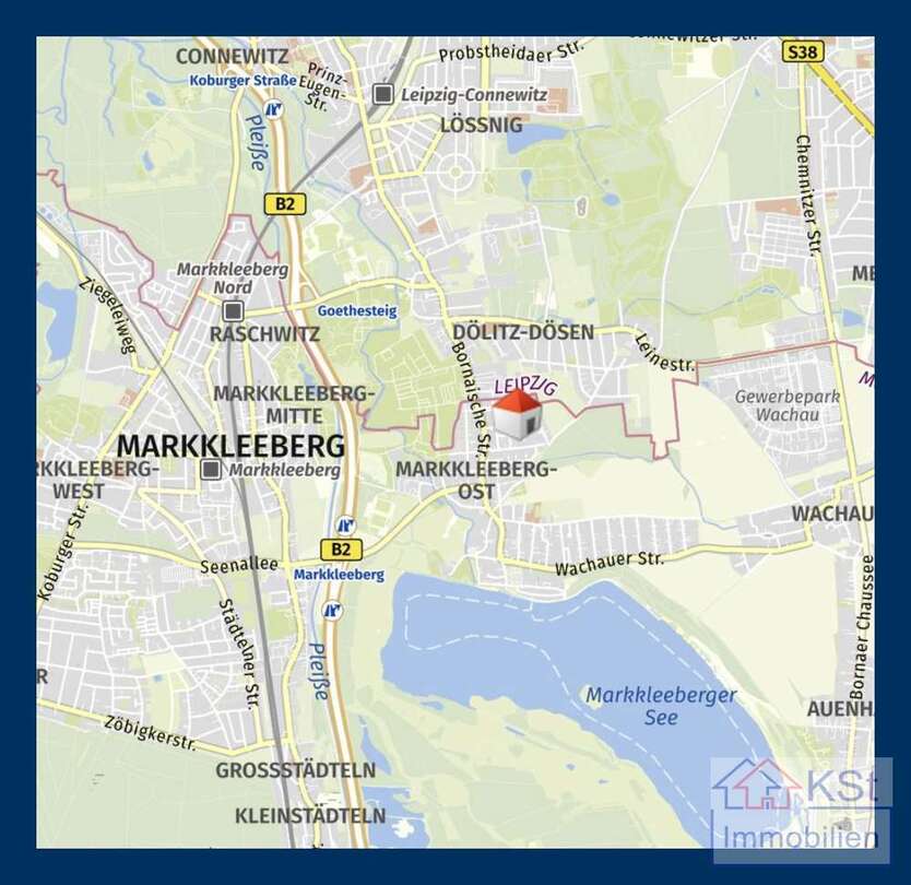 Wohnung zum Kaufen in Markkleeberg 179.000 € 57 m²