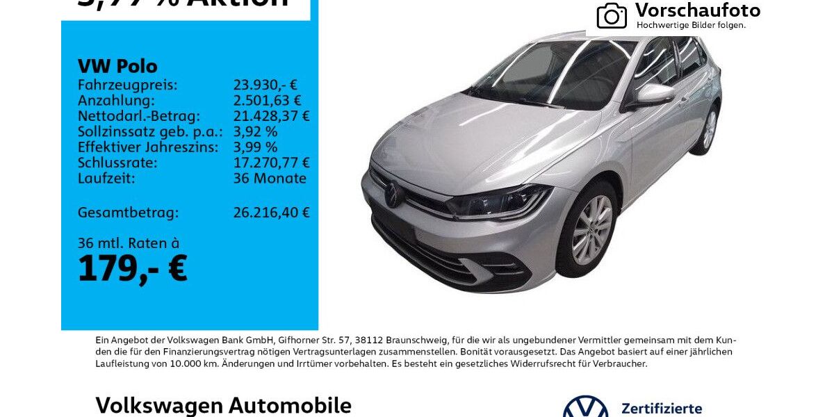 VW Polo 11.407 km 23.470 &euro; Leipzig 04277