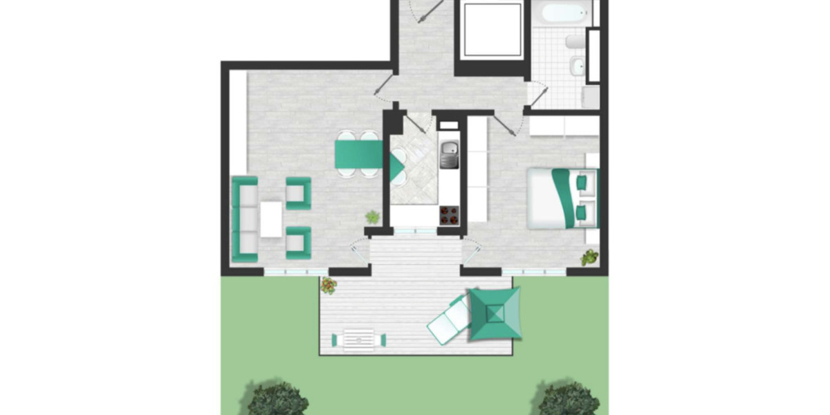Erdgeschoßwohnung Leipzig Nordost - 2 Zimmer, 73 m&sup2;, 692&euro; | Angebot:25767074