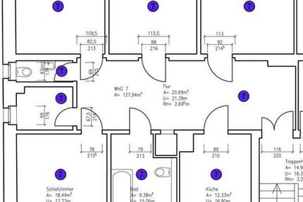 Wohnung Leipzig Mitte - 4 Zimmer, 128 m&sup2;, 1.350&euro; | Angebot:25217596