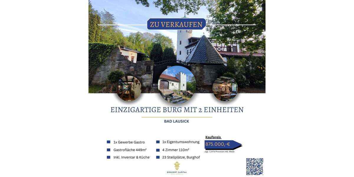 Gastronomie in Bad Lausick 875.000 € 585.13 m² zimmer