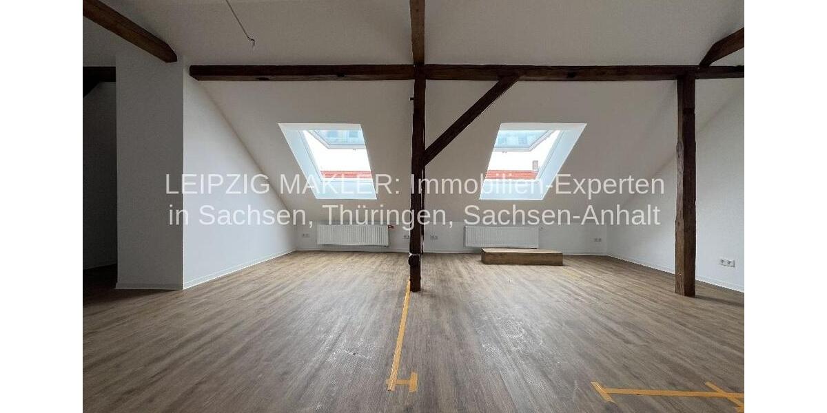 Dachgeschoßwohnung Leipzig Nordost - 3 Zimmer, 65 m&sup2;, 653&euro; | Angebot:26095322