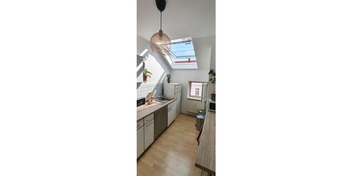 Dachgeschoßwohnung Leipzig Mitte - 1 Zimmer, 40 m&sup2;, 430&euro; | Angebot:25717839