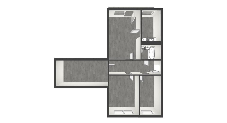 Etagenwohnung Leipzig West - 4 Zimmer, 87 m&sup2;, 652&euro; | Angebot:25649730
