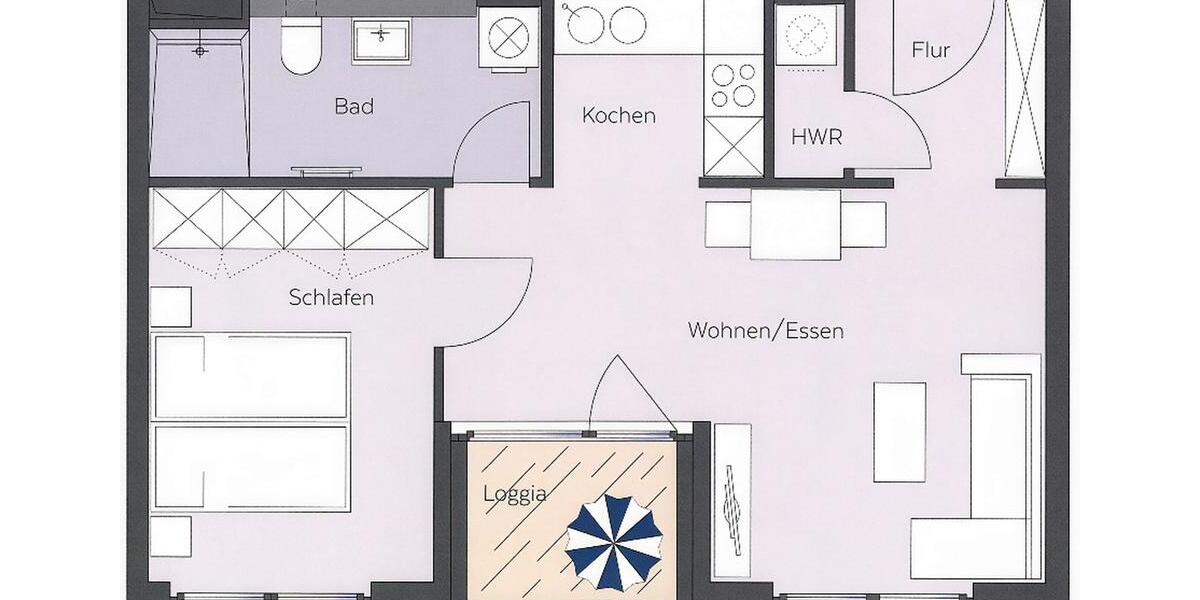 Etagenwohnung Leipzig Altwest - 2 Zimmer, 48 m&sup2;, 725&euro; | Angebot:26677018