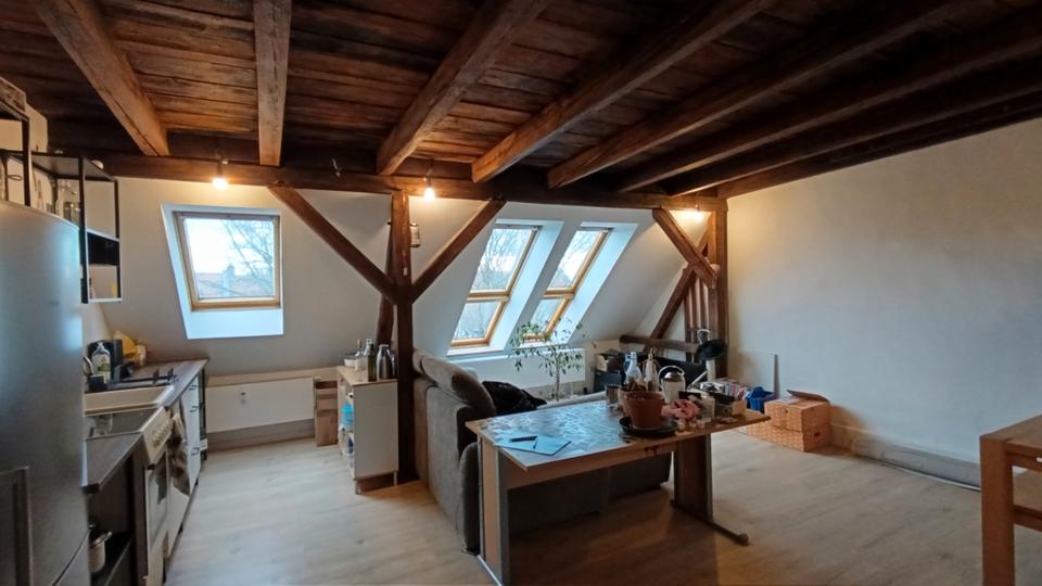 Dachgeschoßwohnung Leipzig Nordwest - 3 Zimmer, 76 m&sup2;, 940&euro; | Angebot:26299933