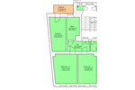 Etagenwohnung Leipzig Altwest - 2 Zimmer, 62 m&sup2;, 765&euro; | Angebot:24533568