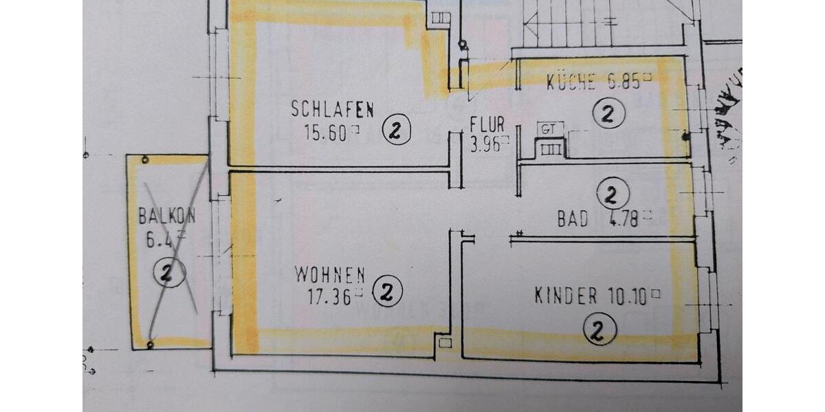 Erdgeschoßwohnung Landsberg - 3 Zimmer, 61 m&sup2;, 600&euro; | Angebot:25891813
