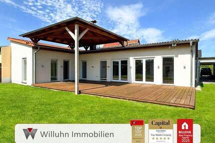 Bezugsfrei: Massiver Bungalow und Doppelhaushälfte l Kamin l Wintergarten l Garage 6 zimmer