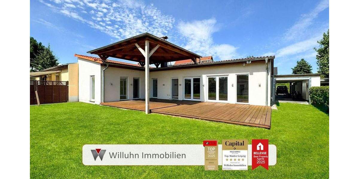 Bezugsfrei: Massiver Bungalow und Doppelhaushälfte l Kamin l Wintergarten l Garage 6 zimmer