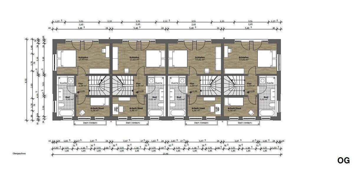 Reihenmittelhaus Zwenkau - 4 Zimmer, 872 m&sup2;, 3.398.000&euro; | Angebot:26028550