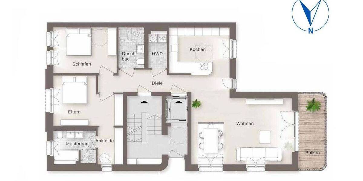 Etagenwohnung Markkleeberg - 3 Zimmer, 119 m&sup2;, 739.040&euro; | Angebot:26204505