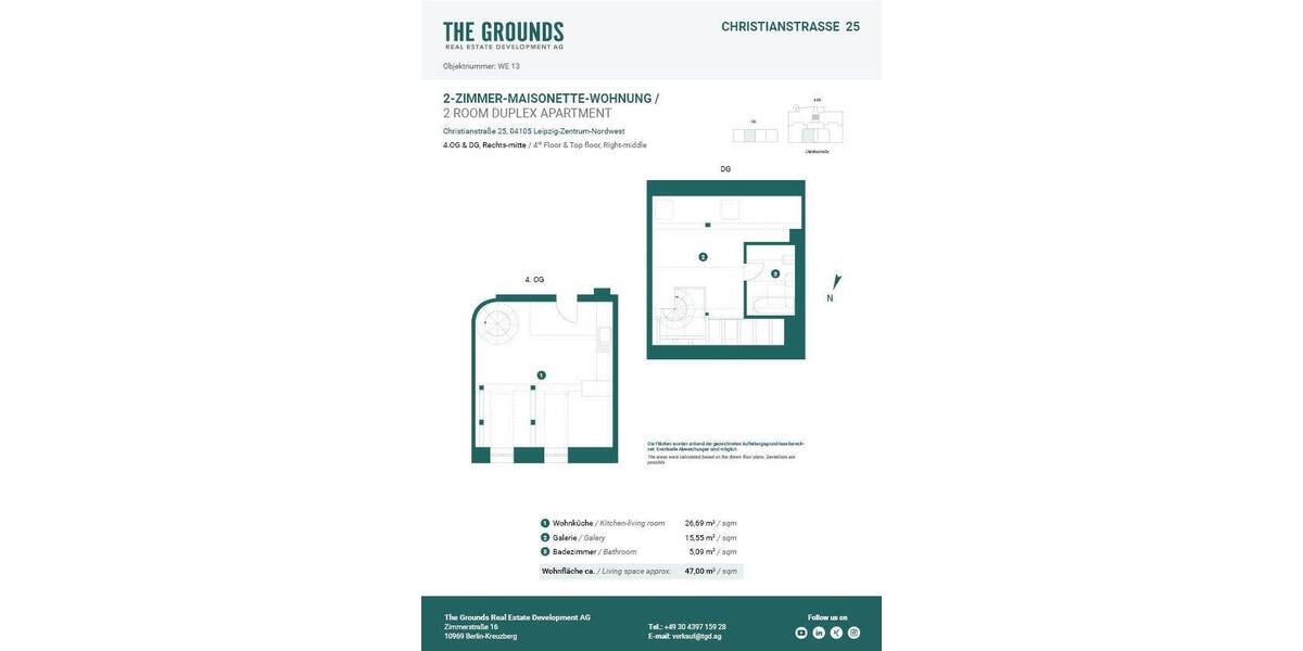 Frisch renoviert - 2 Zimmer im Dachgeschoss 2 zimmer