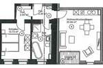 Etagenwohnung Leipzig Mockau-Süd - 2 Zimmer, 55 m&sup2;, 730&euro; | Angebot:26673556