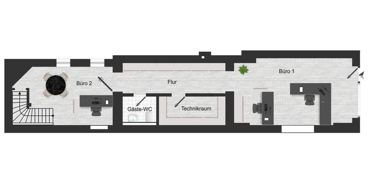Gewerbeobjekt Leipzig Eutritzsch - 3 Zimmer, 72 m&sup2;, 660&euro; | Angebot:26155784