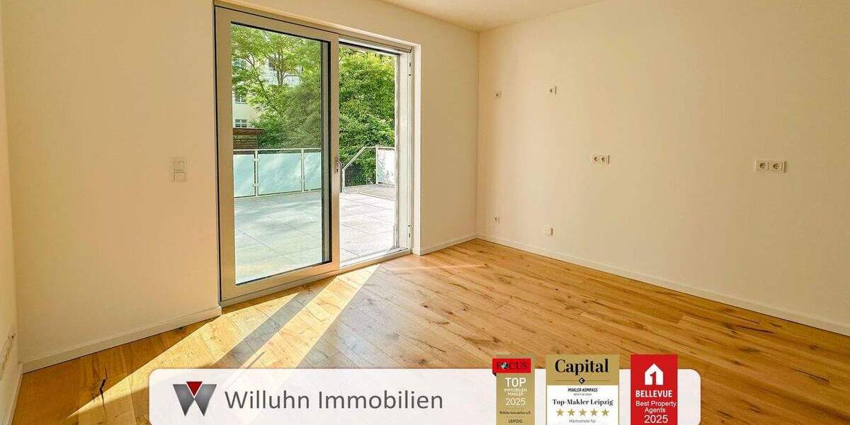 Neubauwohnung mit privatem Gartenanteil und ca. 28 m² großer Terrasse - provisionsfrei 5 zimmer