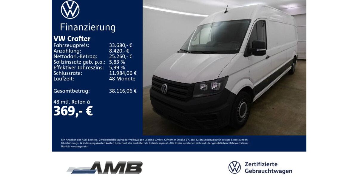 VW Crafter 24.140 km 33.680 &euro; Borna 04552