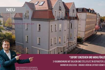 Wohnung Leipzig / Schleußig Schleußig - 3 Zimmer, 87 m&sup2;, 1.175&euro; | Angebot:26698711