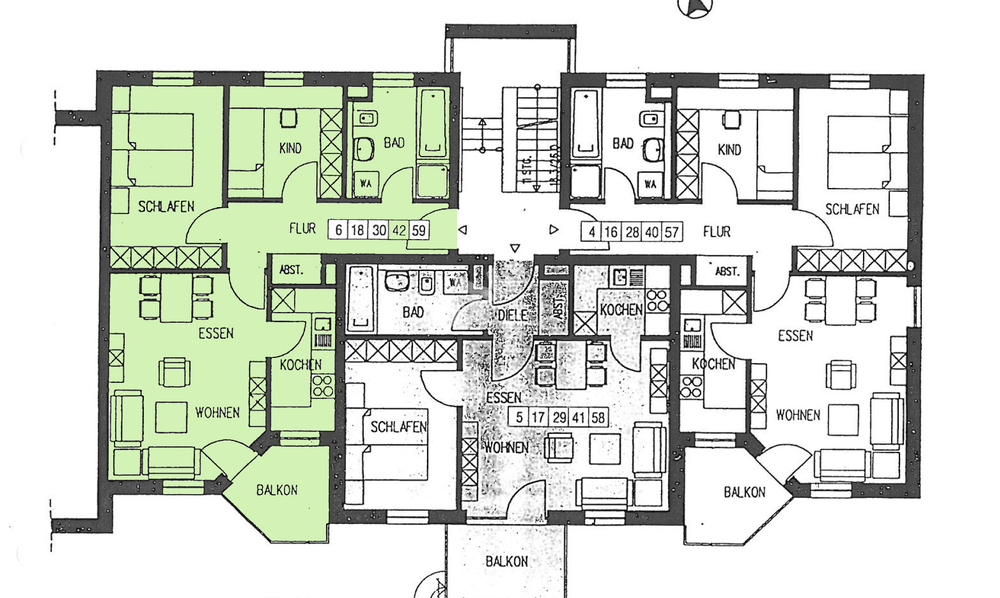 Attraktive 3Raumwohnung mit TG-Stellplatz in Leipzig Nähe Auenwald - 3- Leipzig Wahren | Angebot:25745961