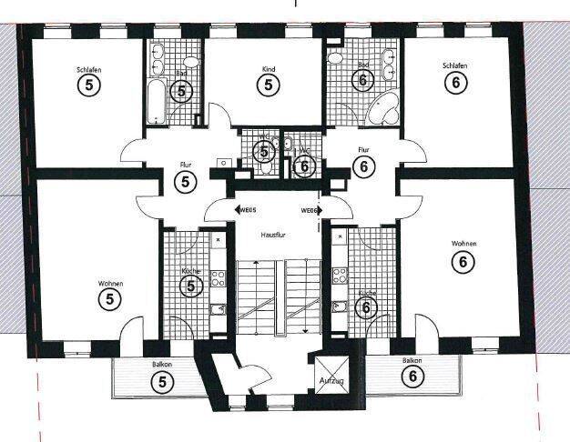 Etagenwohnung Leipzig Altlindenau - 5 Zimmer, 166 m&sup2;, 530.300&euro; | Angebot:26160700