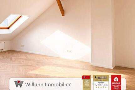 Über den Dächern Leipzigs! Hochwertig renovierte 2-Zimmer Dachgeschosswohnung I sofort einziehen! 2 zimmer