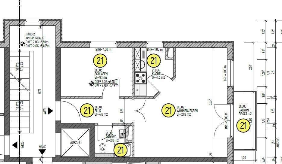 Wohnung zum Kaufen in Leipzig 154.000 € 45 m² 2 zimmer