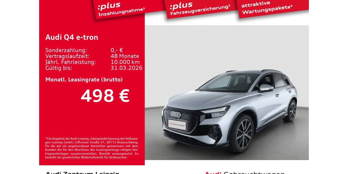 Audi Q4 e-tron 7.474 km 51.890 &euro; Leipzig 04129
