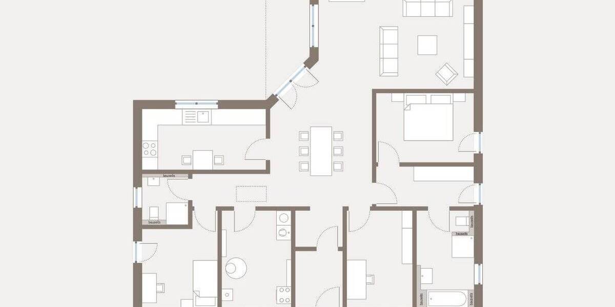 Bungalow Leipzig Seehausen Seehausen - 4 Zimmer, 142 m&sup2;, 481.919&euro; | Angebot:25939023