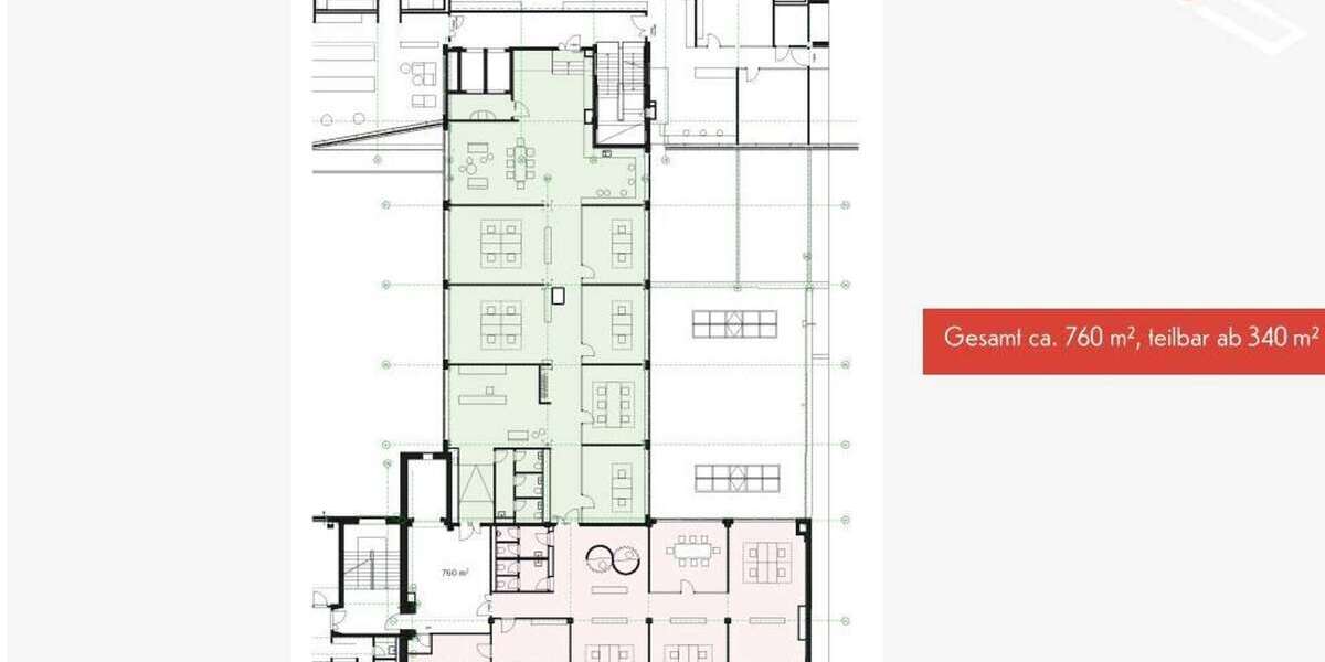 Moderne trifft Vergangenheit- Büroflächen in der historischen Konsumzentrale Plagwitz mieten! zimmer
