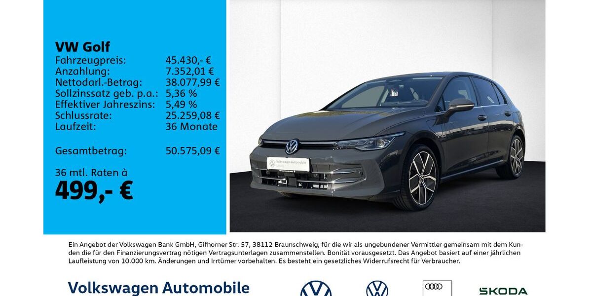 VW Golf 7.500 km 39.830 &euro; Leipzig 04178