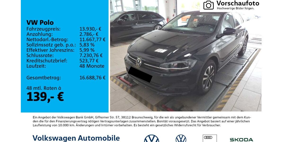 VW Polo 73.258 km 13.930 &euro; Leipzig 04277